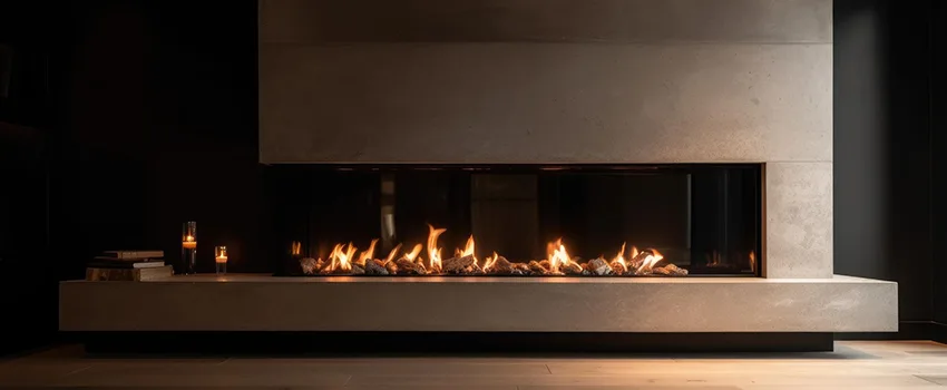 Gas Fireplace Ember Bed Design Services in Cooper City, Florida