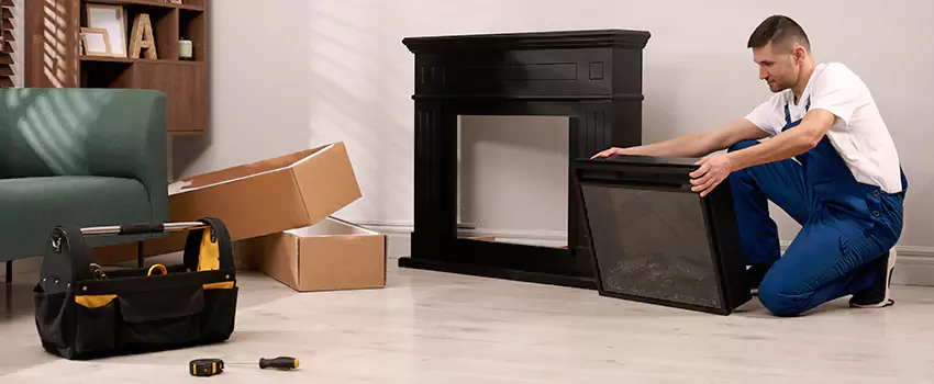 Old Rusted Metal Fireplace Repair And Replacement in Cooper City, FL